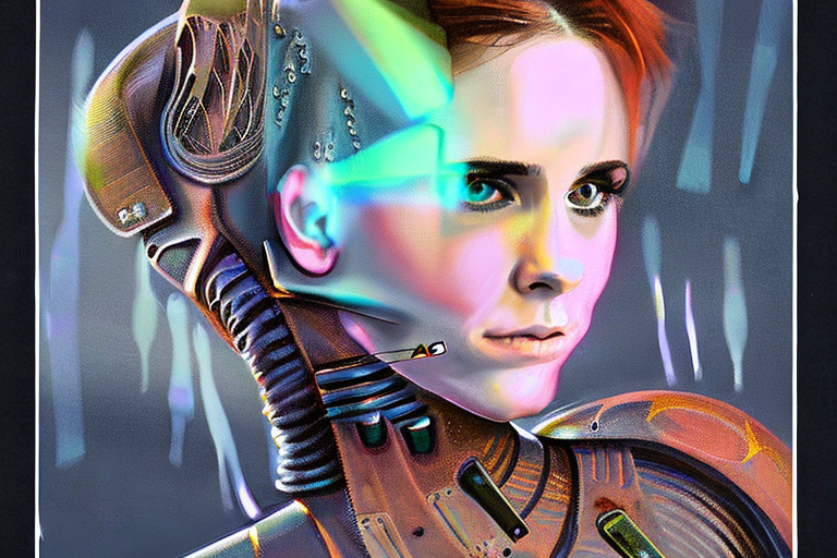 A Hybrid is a person who is both human and animal. Emma Watson is part robot and part humanoid
