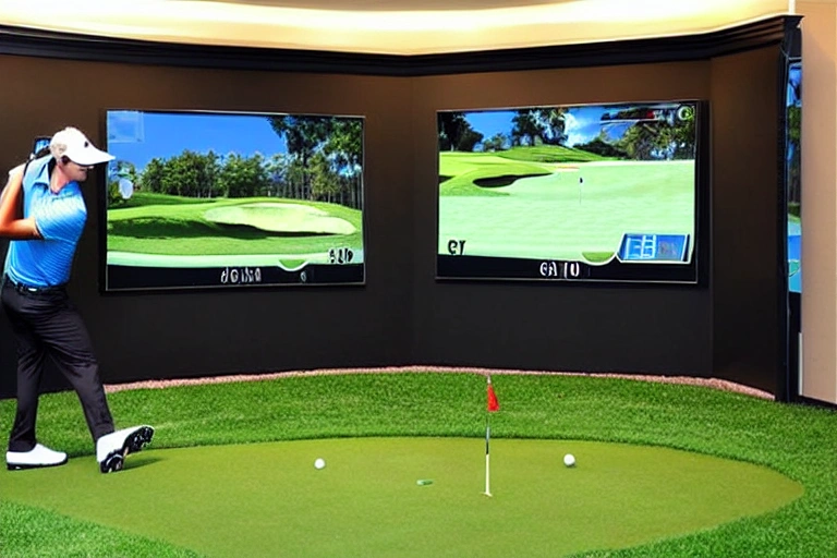 A golf simulator can help you improve your golf skills and become more confident on the golf course.