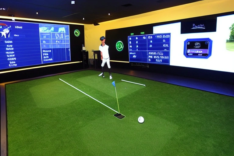 A golf simulator is essential for any golfers out there!