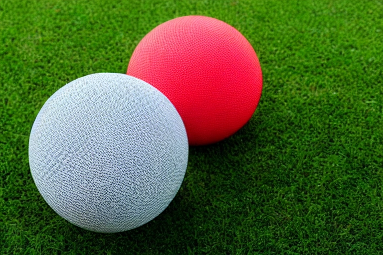 A modern day ball is made with a lot of plastic and other materials that have environmental impacts.