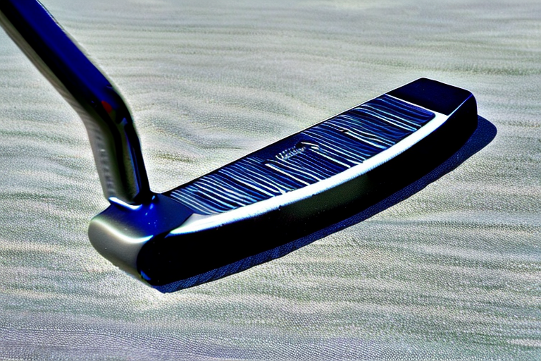 A putter with a long